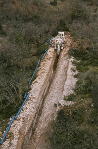 Trancheuse TESMEC 1150. Les Grads - Eau Potable